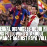 marc bernal dismisses rodri rivalry concerns following standout performance against rayo vallecano — news card