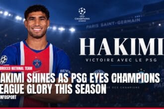 hakimi shines as psg eyes champions league glory this season — news card