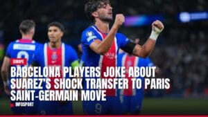 barcelona players joke about suárez’s shock transfer to paris saint germain move — news card