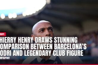 thierry henry draws stunning comparison between barcelona’s rodri and legendary club figure — news card