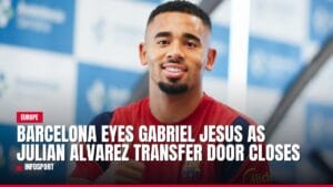 barcelona eyes gabriel jesus as julian alvarez transfer door closes — news card