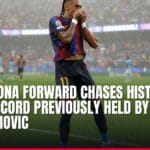 barcelona forward chases historic goal record previously held by ibrahimovic — news card
