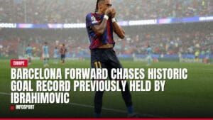 barcelona forward chases historic goal record previously held by ibrahimovic — news card