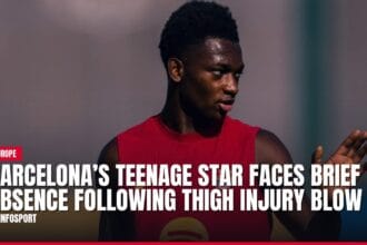 barcelona’s teenage star faces brief absence following thigh injury blow — news card