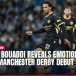 ayyoub bouaddi reveals emotions ahead manchester derby debut — news card