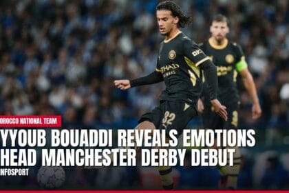 ayyoub bouaddi reveals emotions ahead manchester derby debut — news card