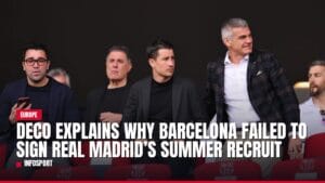 deco explains why barcelona failed to sign real madrid’s summer recruit — news card
