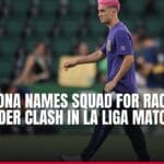 barcelona names squad for racing santander clash in la liga matchday six — news card