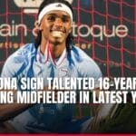 barcelona sign talented 16 year old attacking midfielder in latest youth deal — news card