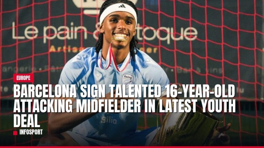 barcelona sign talented 16 year old attacking midfielder in latest youth deal — news card