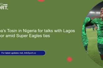 Chelsea’s Tosin in Nigeria for talks with Lagos governor amid Super Eagles ties