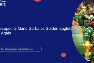 NFF Reappoints Manu Garba as Golden Eaglets Coach Again
