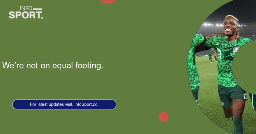 We’re not on equal footing.