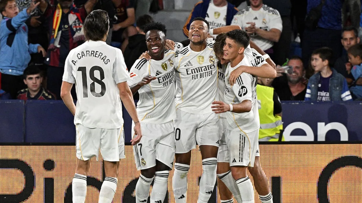 ترتيب هدافي الدوري الإسباني بعد تسجيل ثنائية فينيسيوس جونيور وهدف مبابي في شباك فياريال