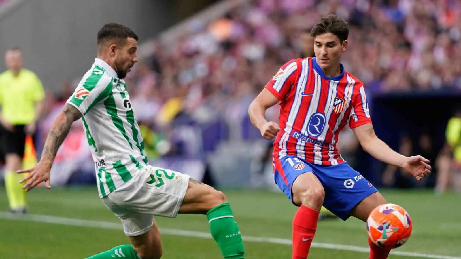 القنوات المفتوحة الناقلة لمباراة أتلتيكو مدريد ضد ريال بيتيس اليوم في الدوري الإسباني