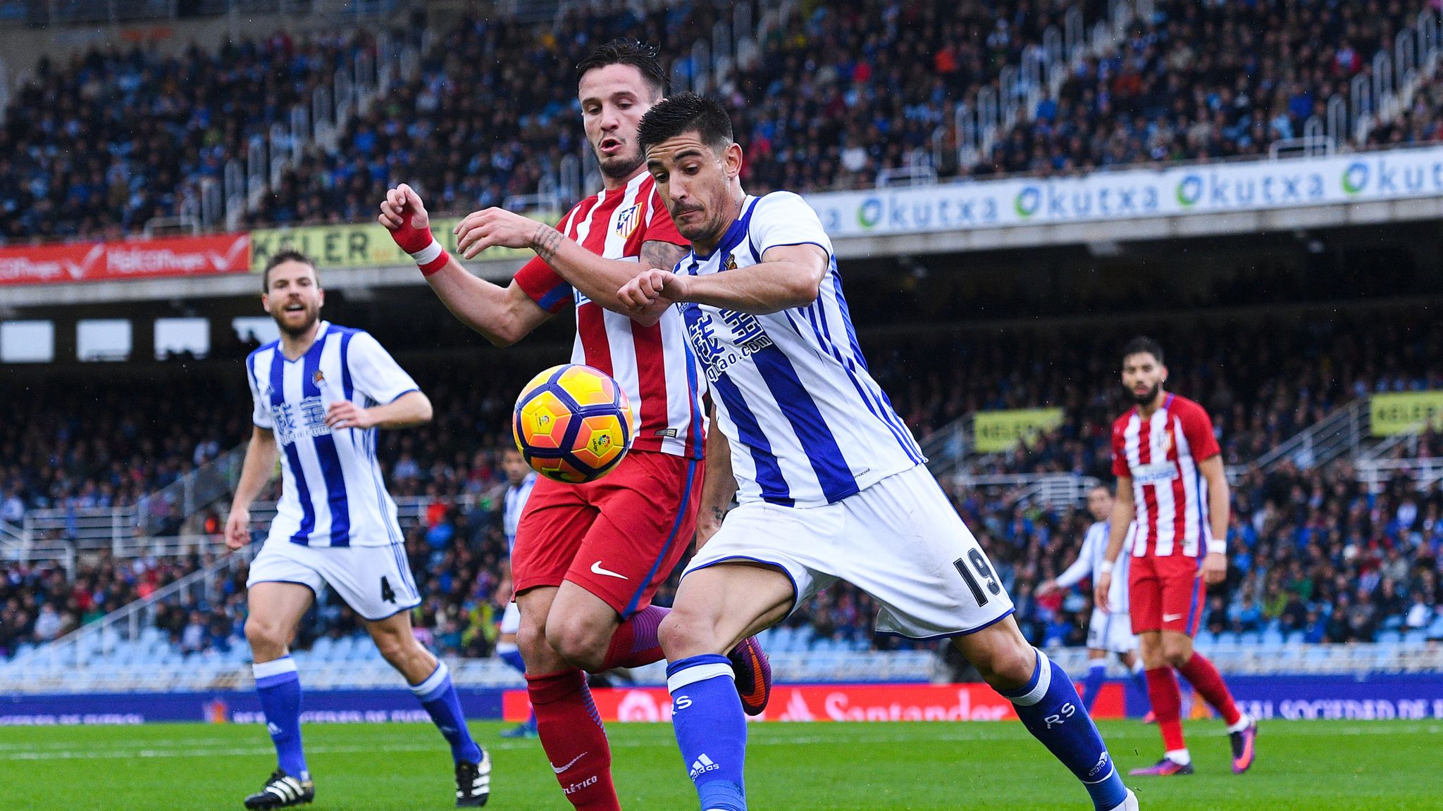 القنوات المفتوحة المجانية لمباراة أتلتيكو مدريد ضد ريال سوسيداد اليوم في الدوري الإسباني