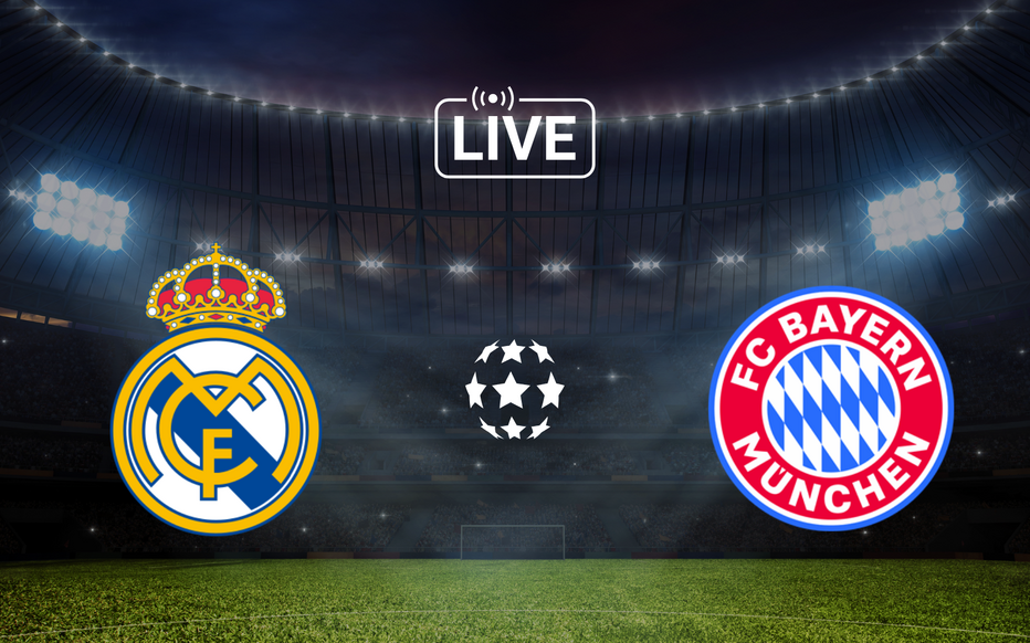 بث مباشر مباراة بايرن ميونخ وريال مدريد في دوري أبطال أوروبا