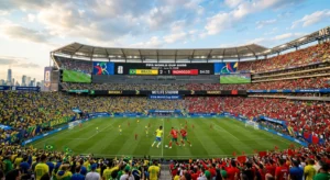 Brazil vs Morocco Group C match at MetLife Stadium, FIFA World Cup 2026, June 13