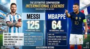 Lionel Messi and Kylian Mbappe tied at 8 goals in 2026 World Cup Golden Boot race