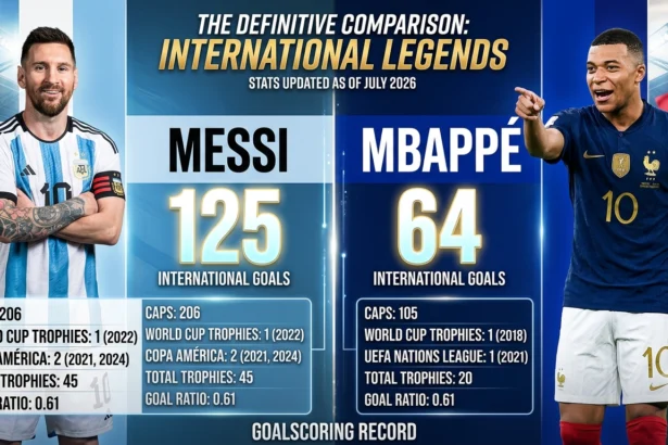 Lionel Messi and Kylian Mbappe tied at 8 goals in 2026 World Cup Golden Boot race