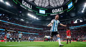 Lionel Messi celebrates Argentina's comeback win over Egypt in World Cup 2026 Round of 16