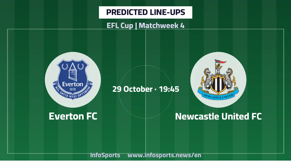 Predicted Lineups for Everton vs Newcastle United in the English League Cup
