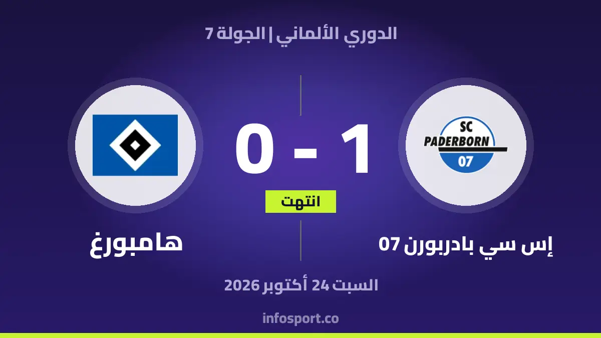 SC Paderborn 07 – هامبورغ