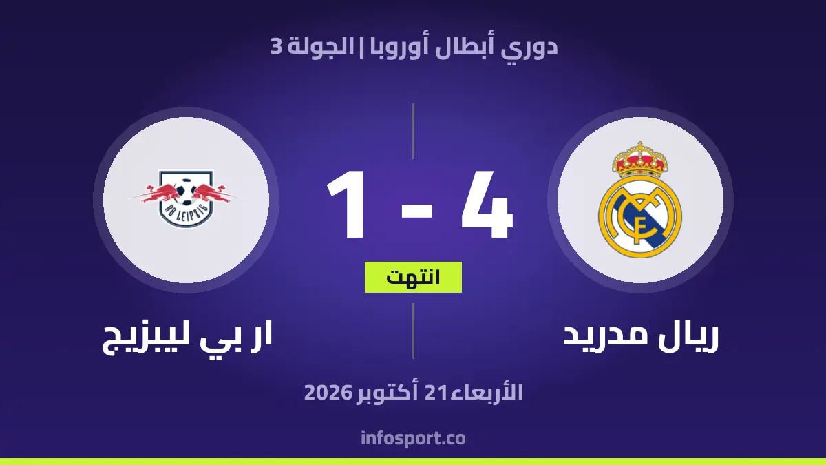 ريال مدريد – ار بي ليبزيج