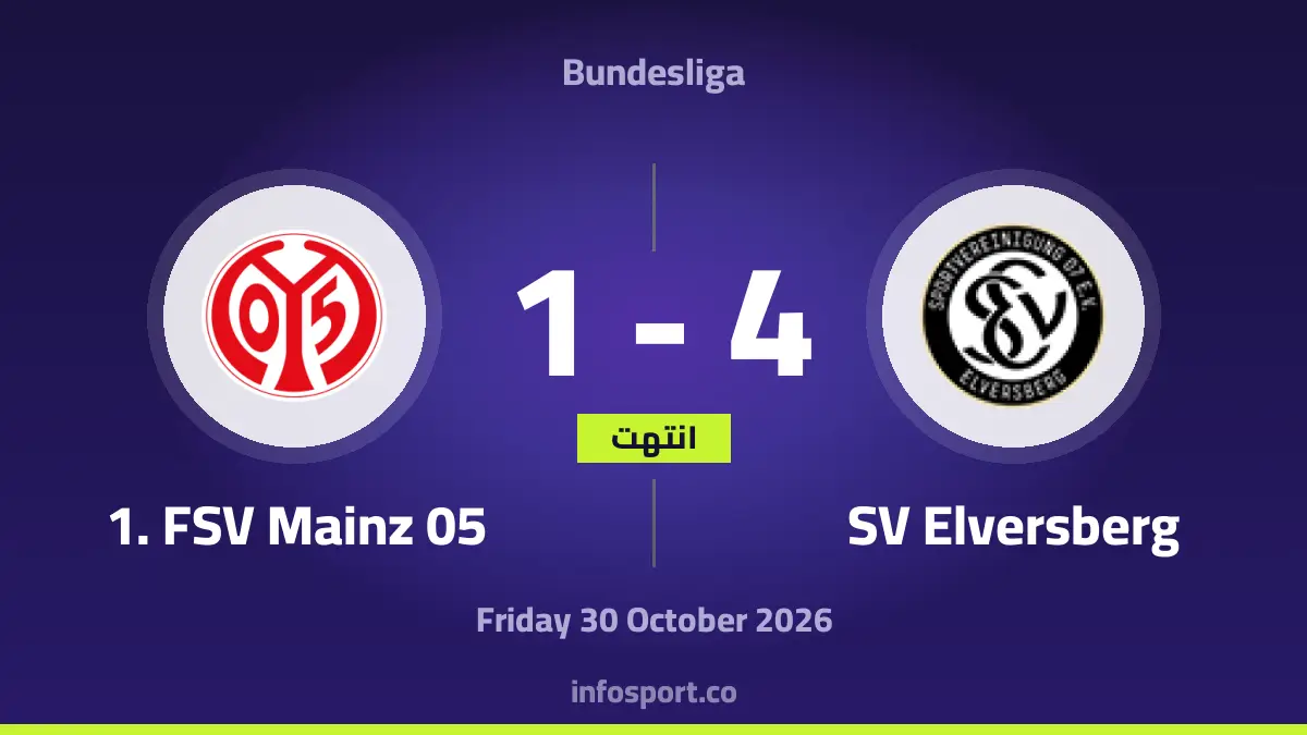 SV Elversberg vs 1. FSV Mainz 05
